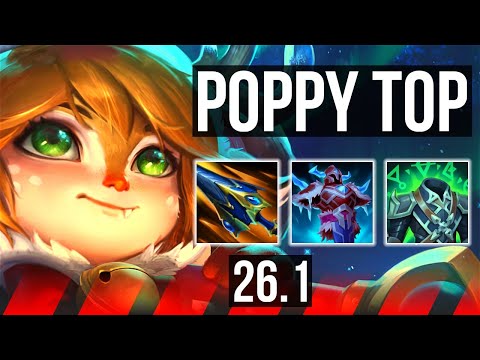 POPPY vs FIORA (TOP) | 47K damage | EUW Master | 26.1