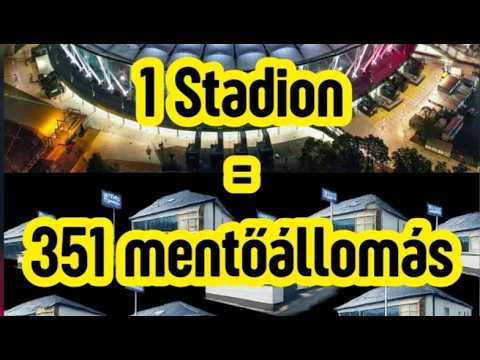 1 atlétikai stadion egyenlő 351 felújított mentőállomással. #fidesz #dunakanyar #ner