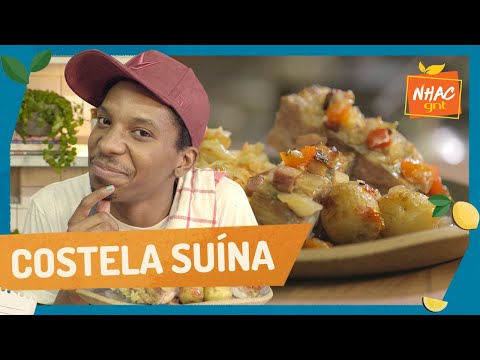 Lucas Penteado teaches how to make pork ribs and cabbage salad | Se Vira Aí