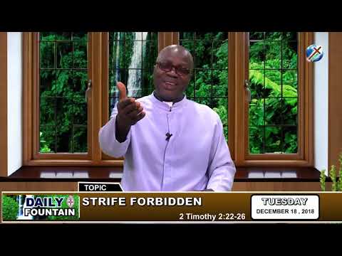 DAILY FOUNTAIN OF DECEMBER 18, 2018 - VEN. EPHRAIM IKECHUKWU ASOGWA