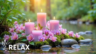 Relaxing Spa Music 🌿 Candlelight, Piano & Water Sounds | Deep Healing & Stress Relief