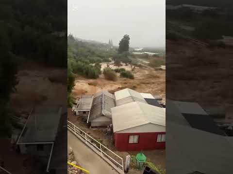 Activación de Quebradas en Freirina #chile #noticias #atacama #chilenos #emergencia #inundaciones