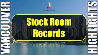 Stock Room Records in Asset Workspace