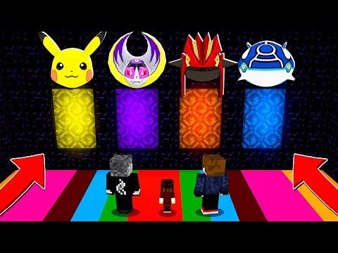 ENTRE NOS NOVOS PORTAIS DOS POKEMONS LENDARIOS - MINECRAFT PIXELMON MOD