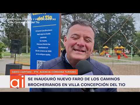 Nuevo Faro Brocheriano y escultura en Villa Concepción del Tío