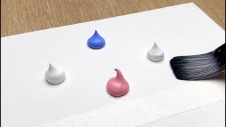 Flower Field Painting Tutorial | Easy Painting Step by Step for Beginners