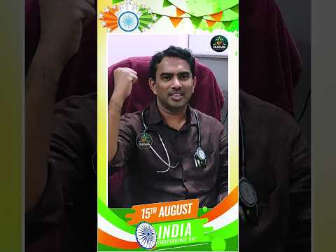 Dr. KRANTHI KIRAN Wishes Happy Independence day  | 78th Independence day 2024 | @sravanahealthtips