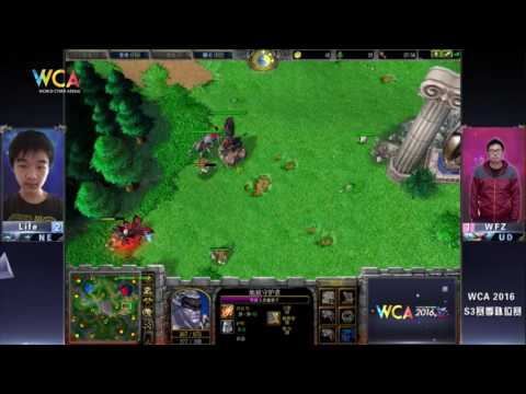 WCA2016 S3 China Qualifier Substitute Warcraft III life VS WFZ 2