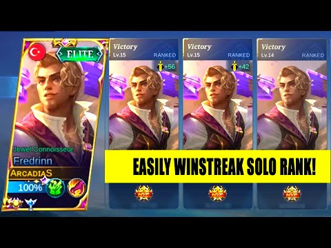 REACH THE WINSTREAK EASILY WITH FREDRINN!💪Fredrinn Best Build and Emblem 2023 | Fredrinn MLBB
