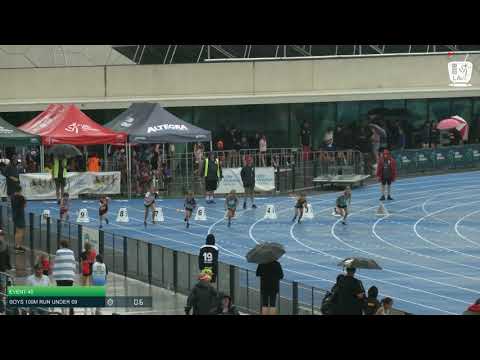 Boys Under 9 100m H5 - 2020 State Combined Events Championships // LAVicTV