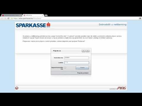 Sparkasse netBanking logiranje