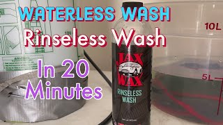 JaxWax/ Rinseless Wash/Waterless Wash/Easy Steps To Keep Your Car Clean/ Auto Detailing