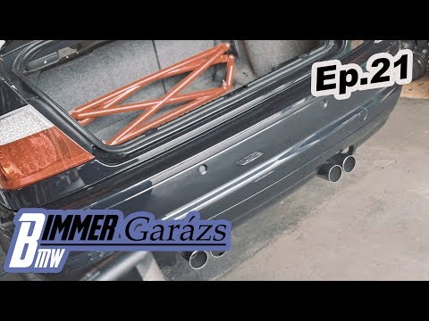Bimmer Garázs Ep. 21 - e46 M3 brutál hátsó merevítés by Lackó