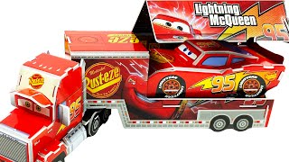 Disney Cars Lightning Mcqueen AND MacTruck Toys with Paper and Origami