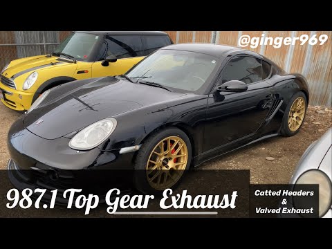 Porsche Cayman S 987.1 Top Gear Full Exhaust & Apex wheels/Ohlins Coilovers!
