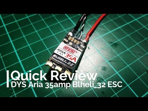 Quick Review: DYS Aria 35amp Blheli_32 ESC's