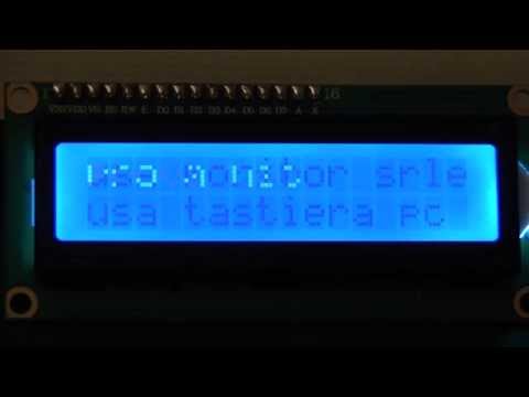 display lcd con driver I2C - arduino - esercizio 18bis