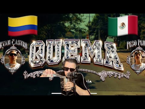 Ryan Castro 🇨🇴  Peso Pluma 🇲🇽 QUEMA 🔥 REACCION DADDY TAPATIO