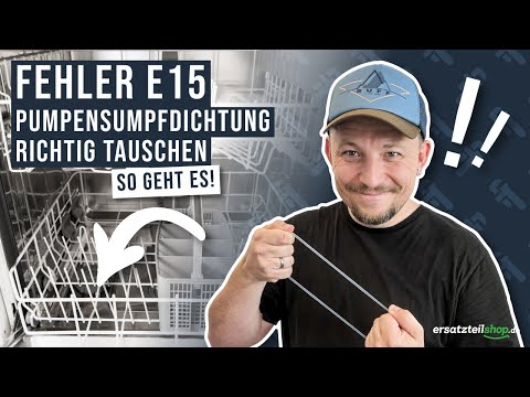 Pumpensumpfdichtung tauschen Geschirrspüler - so geht es!