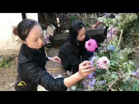 Baby flower car decoration