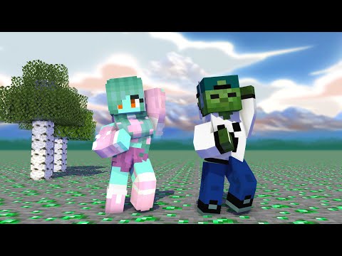 MONSTER SCHOOL:K/DA - POP/STARS ZOMBIE FAMILY - MINECRAFT ANIMATION