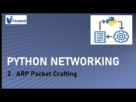 Arp Packet Crafting In Python Python Networking Tutorials For Beginners Visualpath