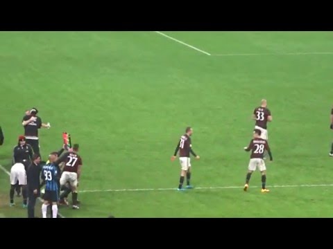 Niang's Name Announcement after 3rd Goal in Milan Derby (31.01.2016)