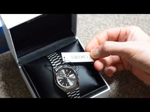 Seiko automatic watch unboxing