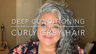 Deep Condition | Curly Hair | Gray Hair | Dry Hair