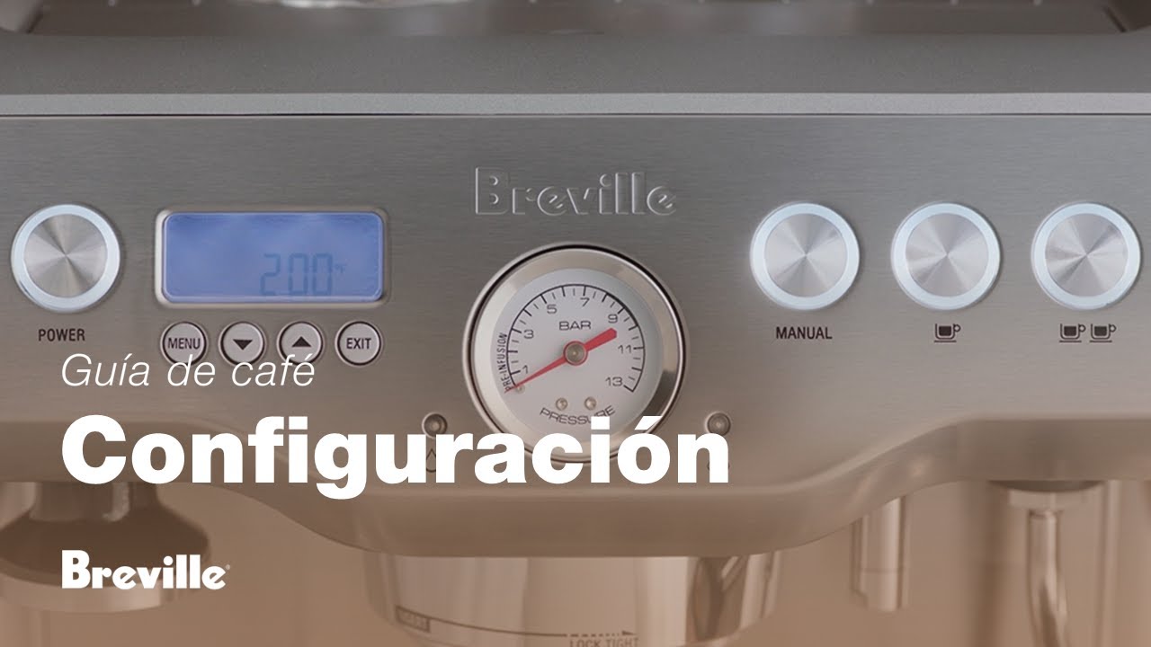Tutorial de guía de café de Breville - Cómo utilizar la interfaz