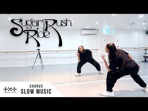 TXT - 'Sugar Rush Ride' - Dance Tutorial - SLOW MUSIC + MIRROR (Full Chorus)