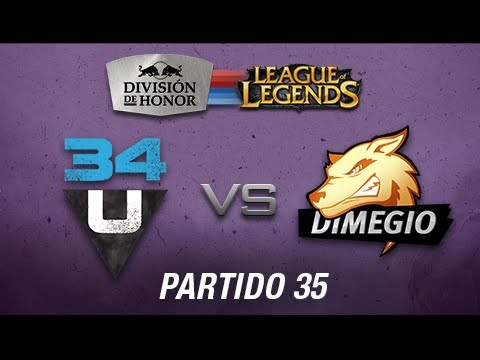 34united vs Dimegio - División de Honor de League of Legends - partido 35