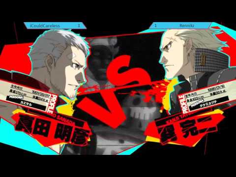 P4AU Netplay Tourney Losers Semis - iCouldCareless (Akihiko) vs Rennikz (Kanji)