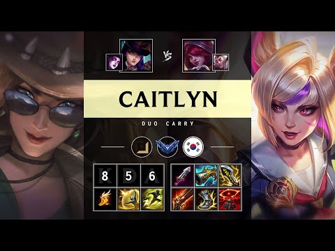 Caitlyn ADC vs Xayah - KR Diamond Patch 25.10