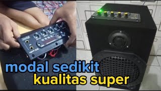 Download lagu HOW TO MAKE AN ACTIVE SPEAKER/PORTABLE SPEAKER QUICKLY AND GOOD mp3