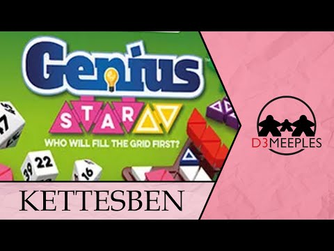 JÁTÉK KETTESBEN: GENIUS STAR - d3meeples