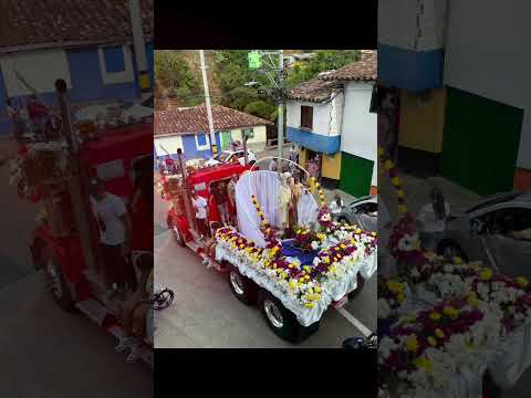 Fiestas de la Virgen del Carmen en Tarso Antioquia.