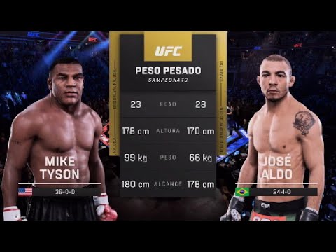 UFC 5 l Mike Tyson vs. José Aldo | EA SPORTS UFC 5 Iron Mike Tyson Standing Fight
