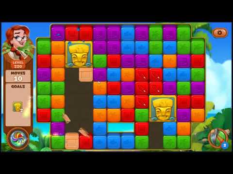 Lost Island Blast Adventure Level 220 - NO BOOSTERS 🏝️ | SKILLGAMING ✔️