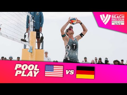 Partain/Benesh vs. Ehlers/Wickler - Pool Play Highlights | Newport Beach 2025 #BeachProTour