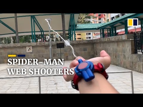 Man creates fully functional Spider-Man web shooter