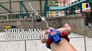 Download lagu Man creates fully functional Spider-Man web shooter mp3
