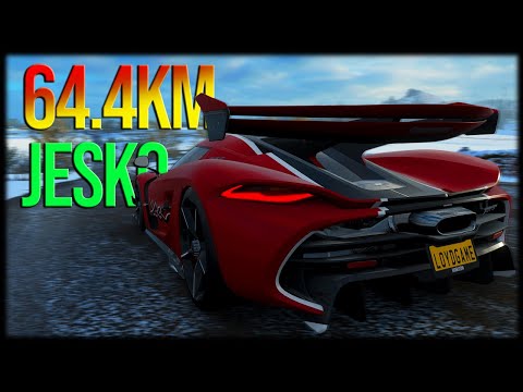 Forza Horizon 4 - CORRIDA de 64.4KM com o KOENIGSEGG JESKO classe X