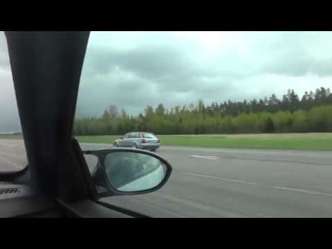 BMW m3 e92 VS  Audi RS4 b5 500hp  race from 50kmh