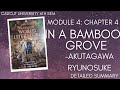 In a Bamboo Grove|Akutagawa Ryunosuke|6th Sem|Classics of World Literature