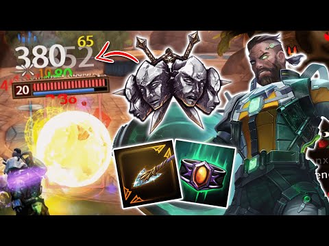 This MAX ATTACK SPEED Zeus Build Got me 2 QUADRAS in SMITE!