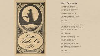 Tom Petty - Don&#39;t Fade On Me (Official Lyric Video)
