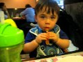 Zachary 6 9 2011 A Eating PIZZA