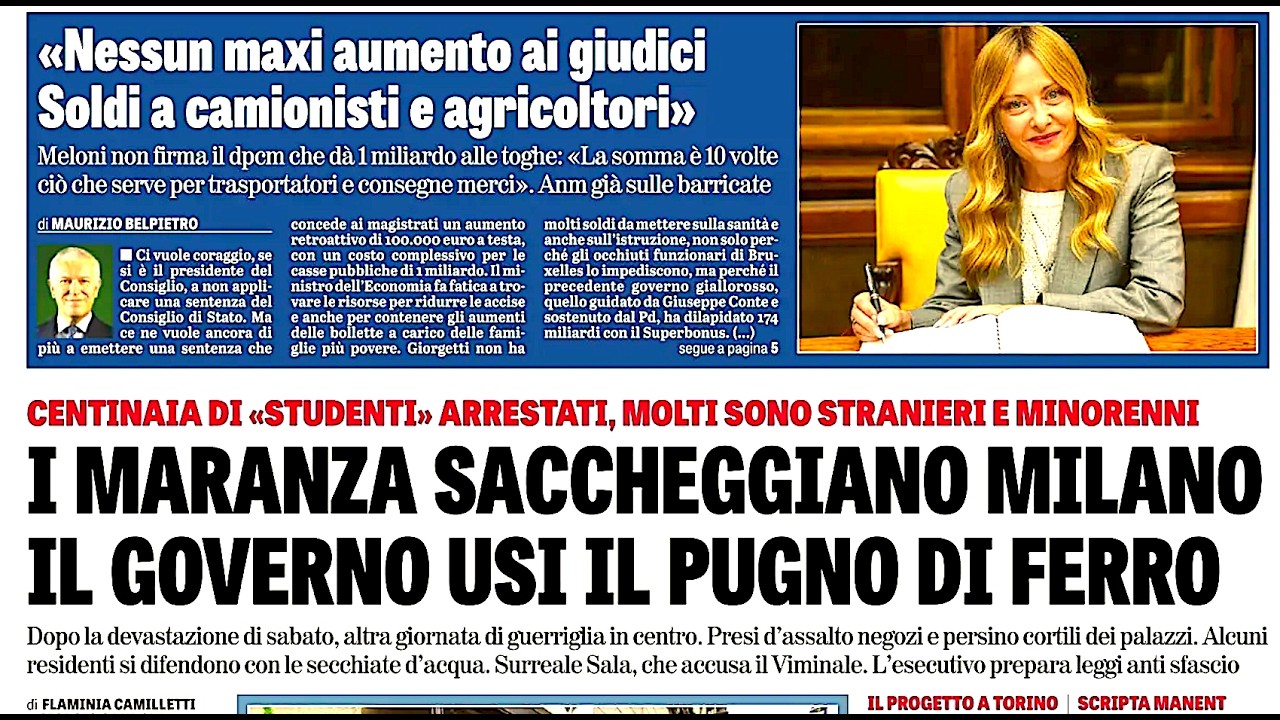 RASSEGNA STAMPA 19 OTTOBRE 2026. QUOTIDIANI NAZIONALI ITALIANI PRIME PAGINE DEI GIORNALI DI OGGI.