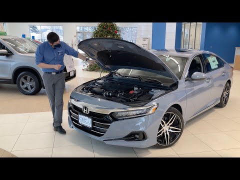 2022 Honda Accord Touring 2.0T Interior & Exterior Features | Review | Walk Around | Sonic Grey
